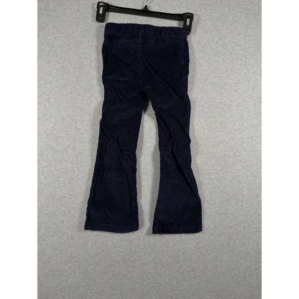 Baby Gap Girls Size 5 Navy Blue Corduroy Flare Bootcut Pants Adjustable 0741
